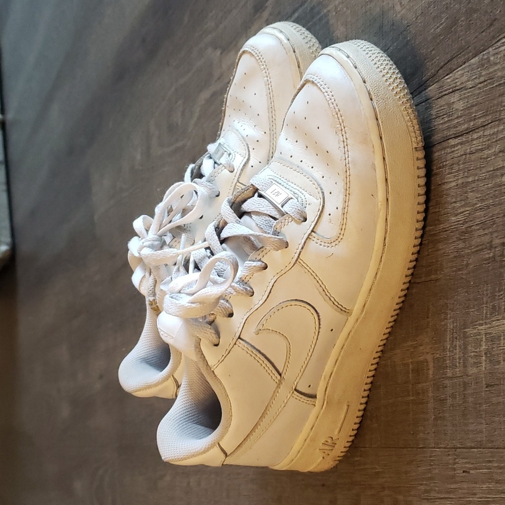 White Nike AirForce 1s